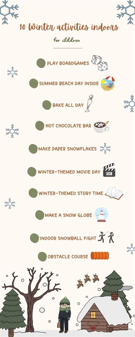 10 Winter activities to do indoors for children - ARTE VIVA