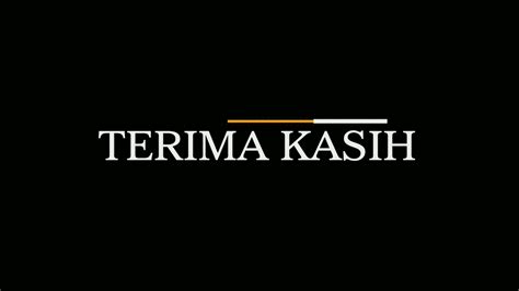 Part 24 Video Penutup TERIMA KASIH - YouTube