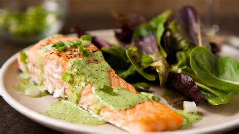 Baked Salmon with Wasabi Sauce Recipe - Tablespoon.com