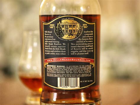 Belle Meade Reserve Bourbon Review - Bourbon Culture