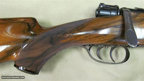 Mauser 98 Custom with Double Set Triggers, Fancy Wood and Checkering, Solid Rib