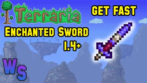 Terraria how to get Enchanted Sword on 1.4.4.9 (SEED) *Under 2 minutes ...