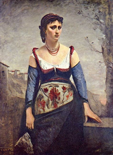 Jean-Baptiste-Camille Corot | Idées pour portraits, Portrait femme ...