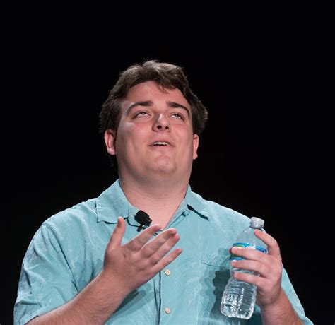 Palmer Luckey (Oculus VR) with eyes rolled back at SVVR pa… | Flickr