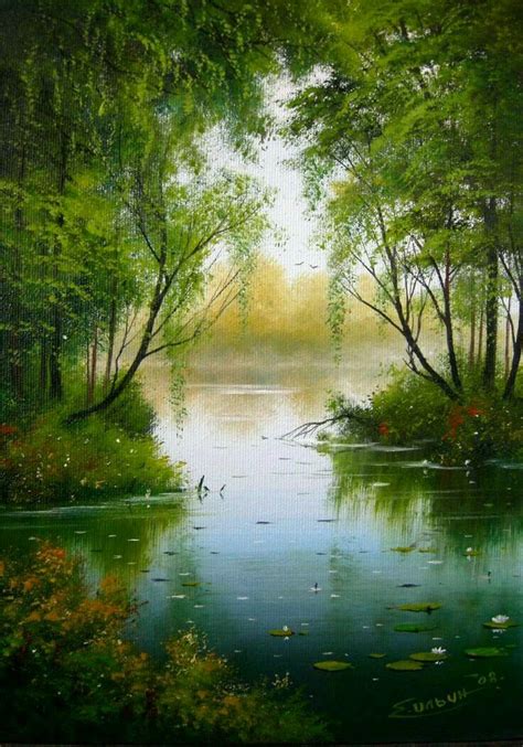 Pin by Gabi Wehrstedt on RESİM HAYATTIR... | Nature art painting ...