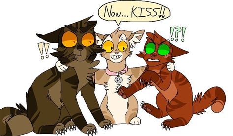 OMG,TIGERSTAR AND FIRESTAR HAVE TO KISS!!!hahahahahahajaha | Warrior cats comics, Warrior cats ...