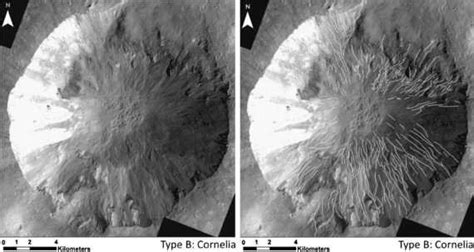 Cornelia crater on Vesta contains features that resemble gullies on... | Download Scientific Diagram