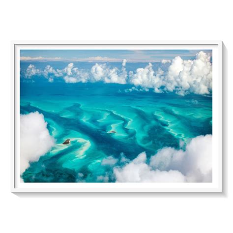 Buy Bahamas aerial Beach Art Paintings & Prints Online at Best Price ...