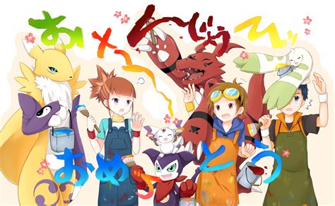 Vibrant Digimon Adventure HD Wallpaper