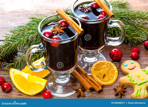 Christmas gluhwein stock image. Image of homemade, glint - 68688021