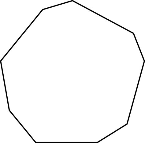 Irregular Convex Nonagon | ClipArt ETC