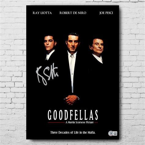 Ray Liotta GOODFELLAS Signed 11x17 Movie Poster Beckett COA | Sport ...