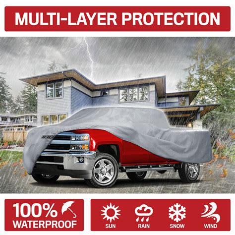 Motor Trend XL2 Pickup Truck Cover Waterproof Rain Snow UV Sun Outdoor Safe Parts for Sale ...