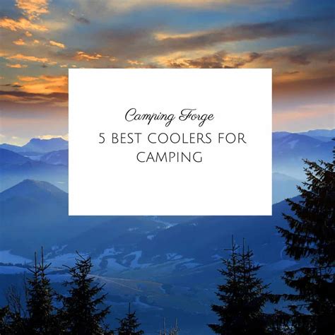 5 Best Coolers For Camping | Camping Tips From Camping Forge