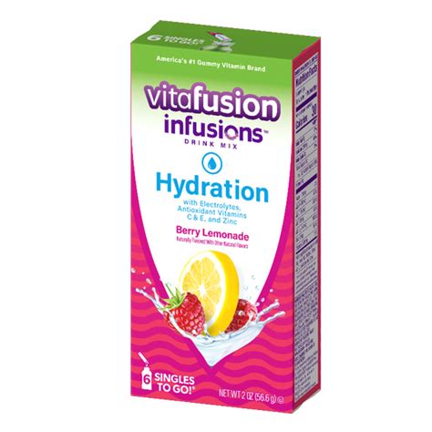VITAFUSION INFUSIONS™ Singles to Go Powdered Energy Drink Mix – Singles To Go