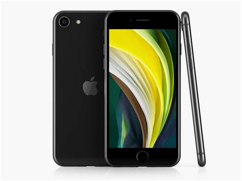 Apple iPhone SE Black 2020 3D 모델 - TurboSquid 1543159