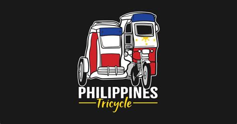 Philippines Tricycle Design Gift Idea - Filipino - Sticker | TeePublic