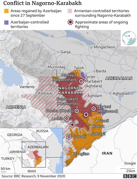 Armenia, Azerbaijan and Russia sign Nagorno-Karabakh peace deal - BBC News