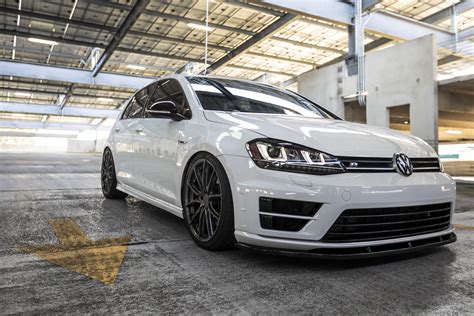 VW MK7 Golf R on TSW Sprint gunmetal wheels - 1 | TSW ALLOY WHEELS | Flickr