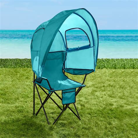 Camp Chair with Canopy| Beach Chairs | Brylane Home