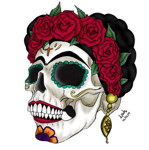 Frida Kahlo Skull by Criesofthenight on DeviantArt