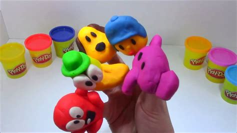 Pocoyo Finger Family Nursery Rhyme Song Play Doh - video Dailymotion