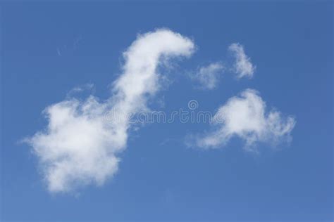 Cloud Shapes on Blue Sky, Abstract Clouds Shapes with Blue Sky ...