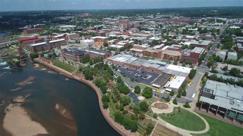 Columbus Georgia Downtown Aerial View | Columbus georgia, Georgia aquarium, Aerial view