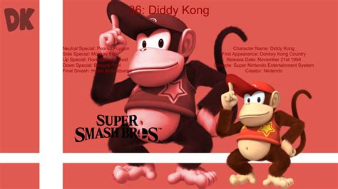 Super Smash Bros. Character Spotlight: Diddy Kong by GamingLegend4ever ...