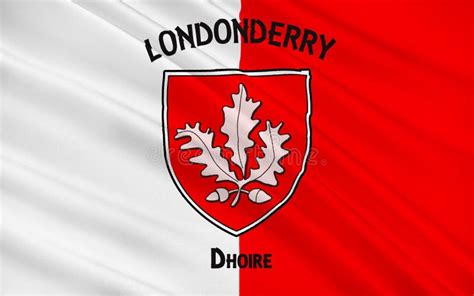 Flag of County Londonderry in Northern Ireland Stock Image - Image of ...