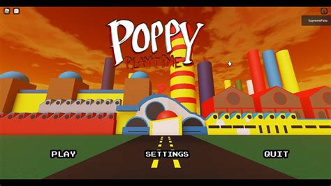 Poppy Playtime In Roblox - YouTube