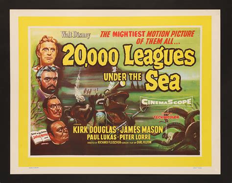 Lot #4 - 20,000 LEAGUES UNDER THE SEA (1954) - Half-Sheet, 1954