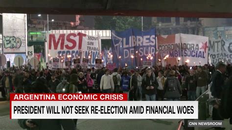 Argentina’s president won’t seek reelection amid economic crisis | CNN