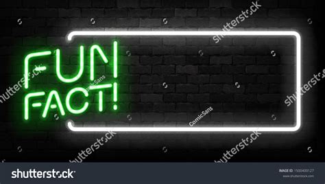 Vector Realistic Isolated Neon Sign Fun Stock Vector (Royalty Free ...