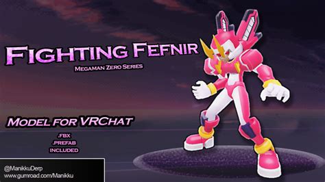 Fighting Fefnir (.fbx & VRChat prefab) [Mega Man Zero]