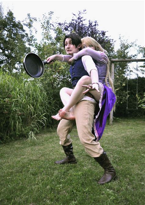 My goal in life is to find a man who will cosplay like this with me Cosplay Disney, Tangled ...