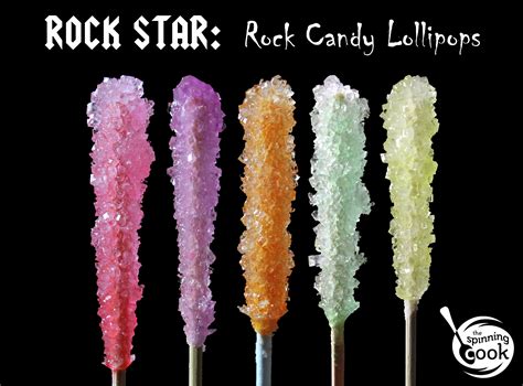 Rock Candy Lollipops Recipe - Spinning Cook