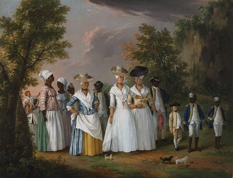 Free Women of Color with Their Children and Servants in a Landscape — Agostino Brunias