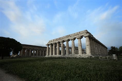 The temple of Hera. Paestum Photograph by Pat Dego