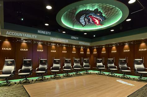 UAB Blazers Men's Basketball Locker Room – Design Innovations | Lockers, Locker room sports ...