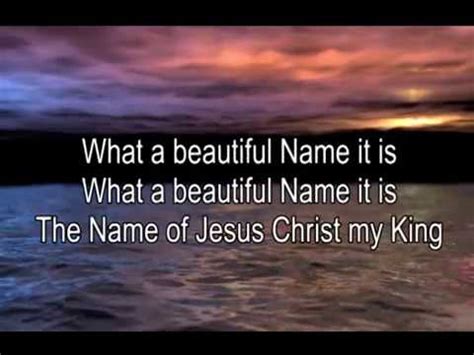 What A Beautiful Name by Hillsong Worship (Lyrics) - YouTube