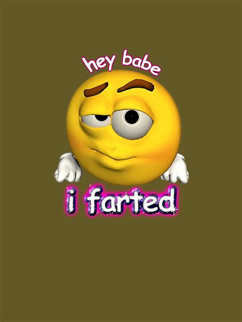 Hey Babe I Farted Rizz Cursed Emoji Digital Art by Zarina Schwefel - Fine Art America