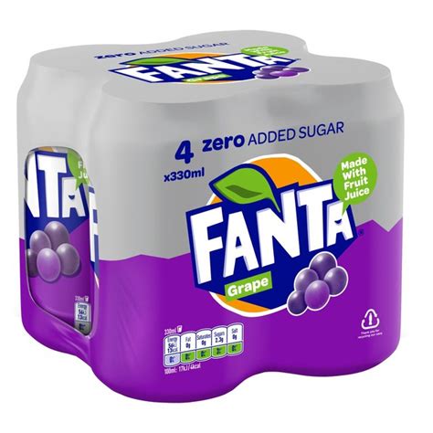 Fanta Zero Grape Nutrition Facts - Nutrition Pics