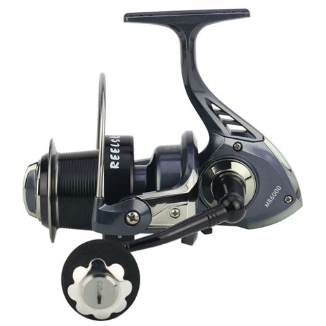 YUYU Sea Fishing Reel Spinning 4000 10000 Metal Spool 13+1BB SaltwaterSurfcasting Fishing Reel ...