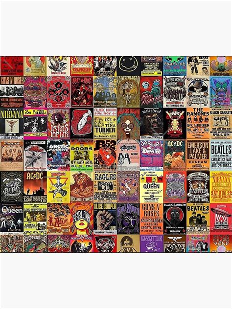 "Rock Band Posters" Throw Blanket for Sale by TJoker99 | Redbubble