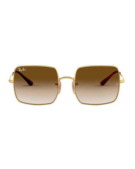 Ray-Ban Metal Square Sunglasses, 54MM | Neiman Marcus