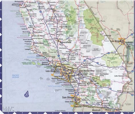 Map Of Southern California Road Map - Map London Tourist Attractions