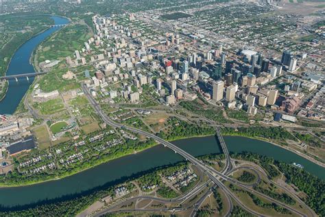 Aerial Photo | Edmonton Skyline