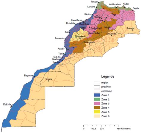 Morocco’s climate zoning adapted to Morocco’s Construction Thermal ...