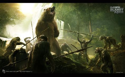 ArtStation - DAWN OF THE PLANET OF THE APES - Concept Art, Edvige Faini